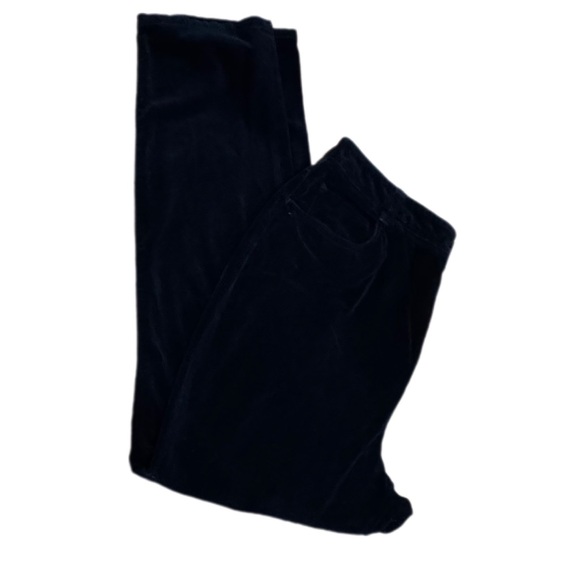 Talbots Black Velvet Pants - Picture 1 of 3